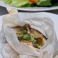 サーモンの包み焼き