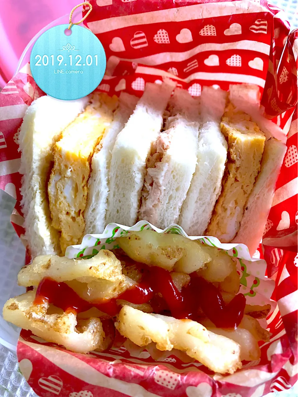 サンドイッチ弁当🥪|harutomomamaさん