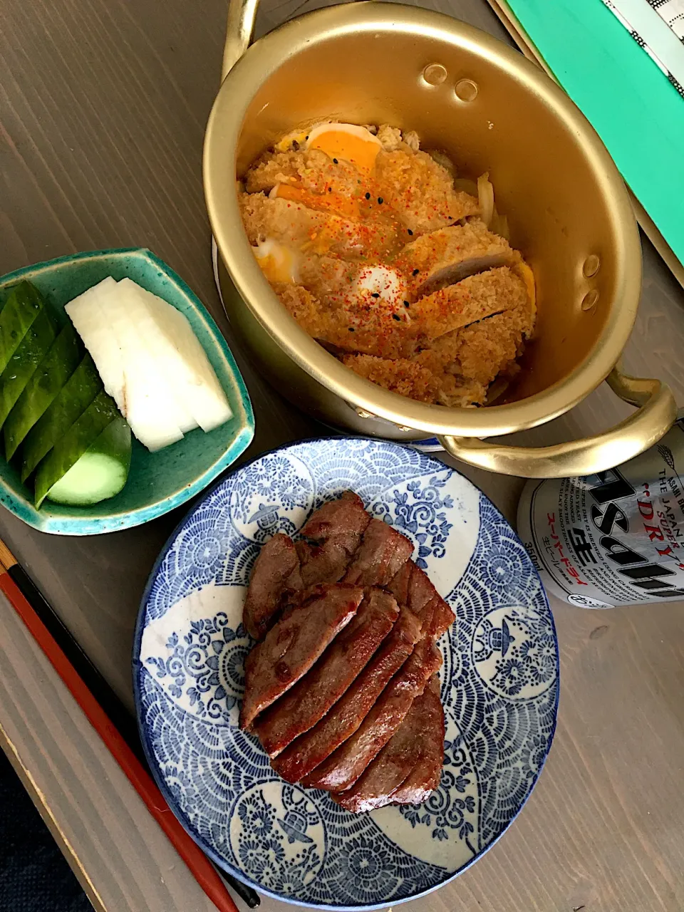 Snapdishの料理写真:かつ煮　牛タン|みーさん