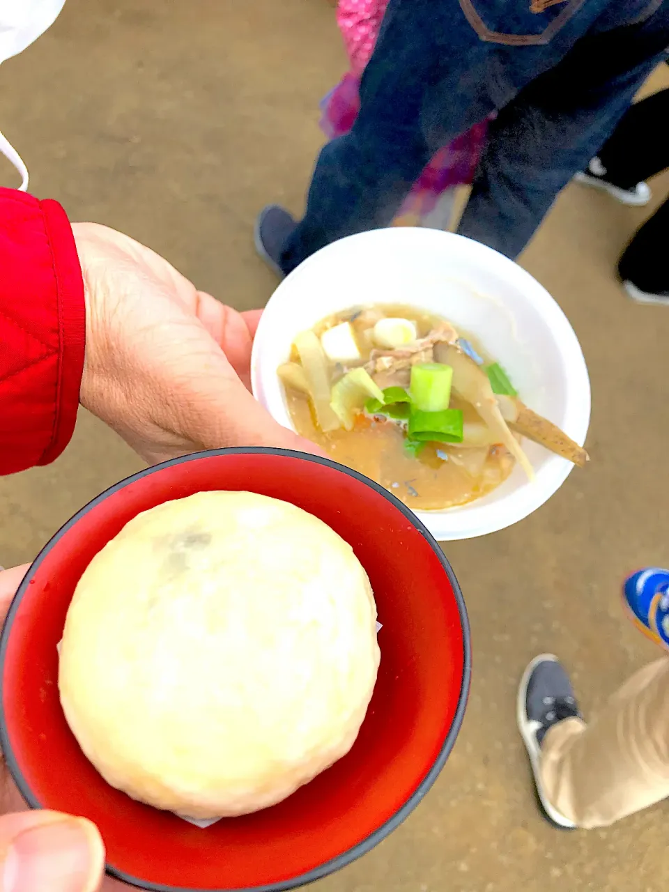 手作り饅頭とサバ缶のお味噌汁|MIEKO 沼澤三永子さん