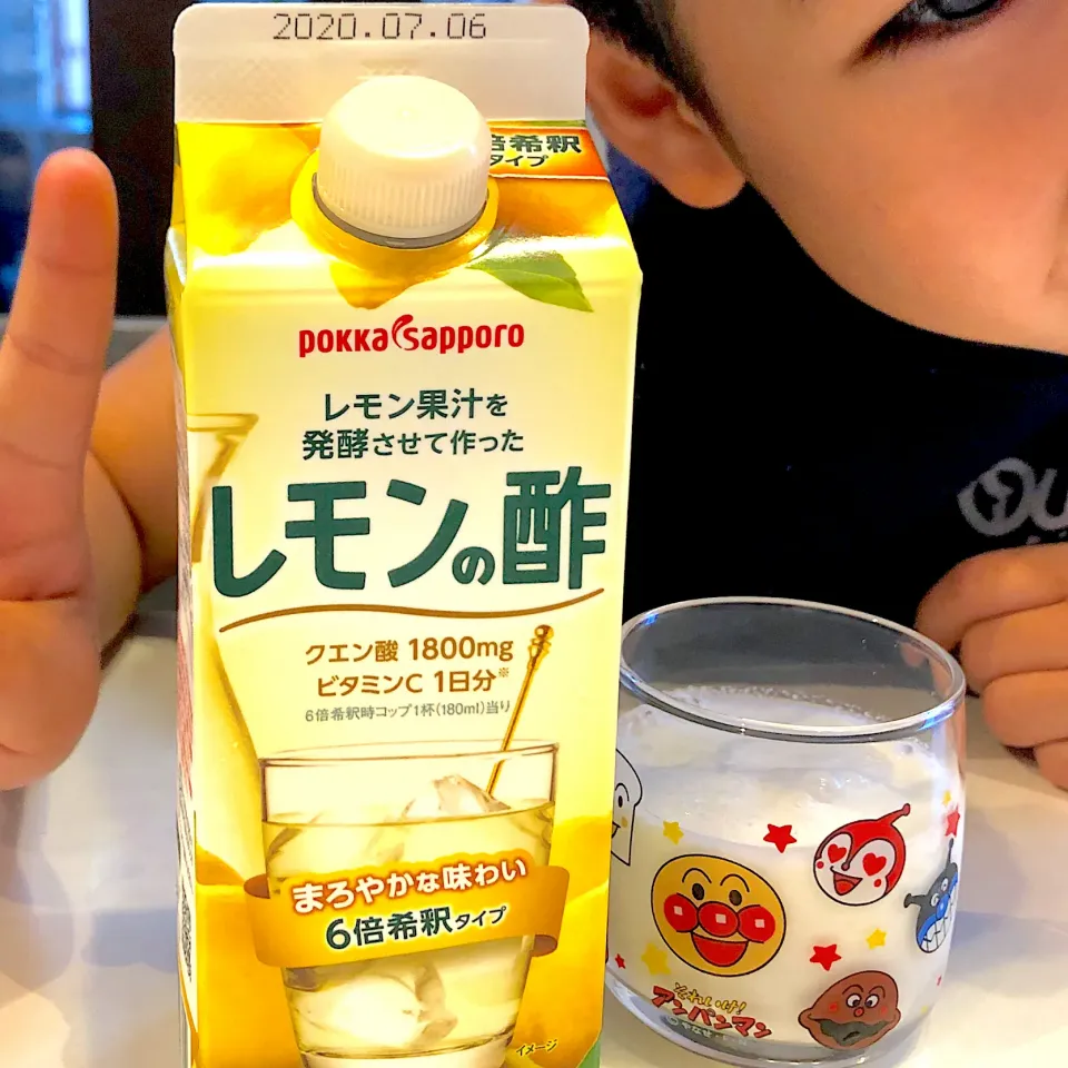 レモン酢の牛乳割り🍋|NOBUちえさん