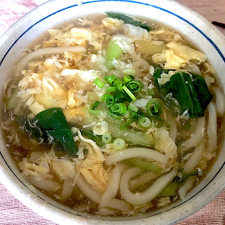 Snapdishの料理写真:かき玉あんかけうどん|純さん