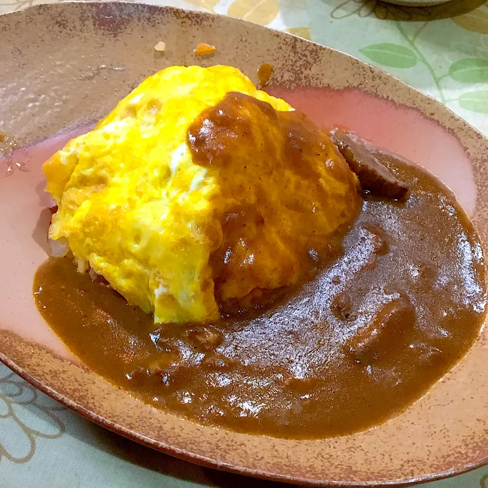 Snapdishの料理写真:オムカレー|kuーkosanさん