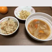 炊き込みご飯とけんちん汁|えりなさん