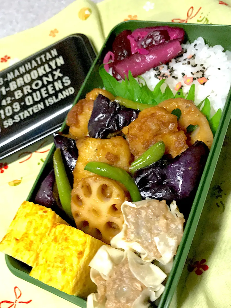 イカと野菜の味噌炒め弁当|りかさん