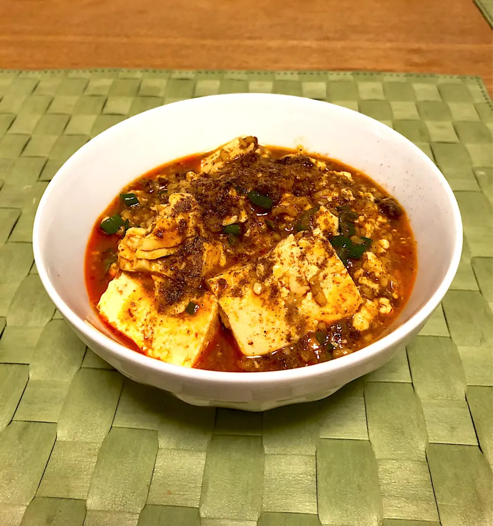 おさかなミンチで麻婆豆腐|ばんさん