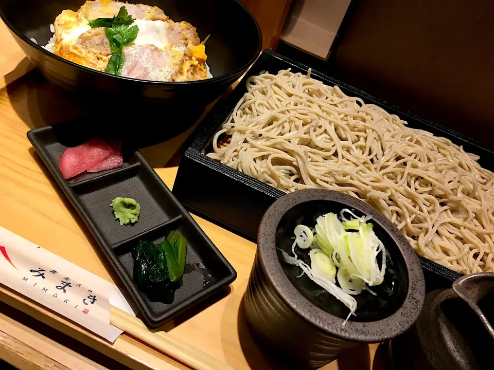 蕎麦きり みまきの肩ロースかつ丼セット＠赤坂|Yasuhiro Koikeさん