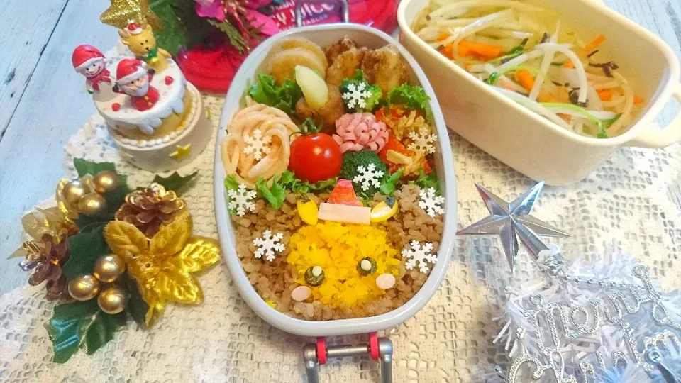 そぼろ弁当でピカチュウもどき|よよちさん