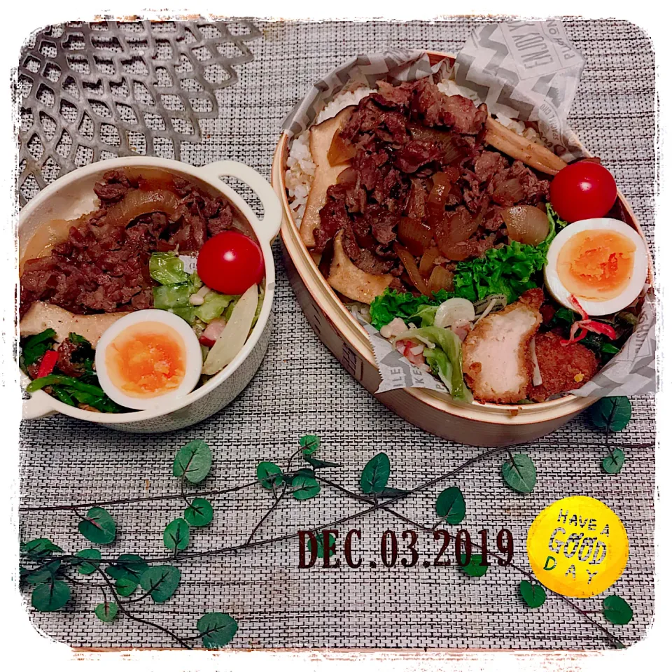 12/3 ☺︎☺︎ 黒毛和牛丼弁当✩.*˚|jon2さん