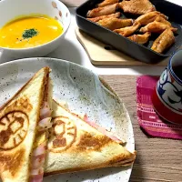 Snapdishの料理写真:ホットサンド！