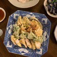 天ぷらの盛り合わせ