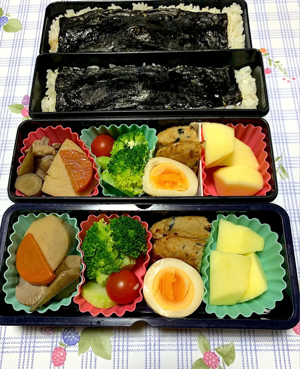 Snapdishの料理写真:息子&娘のお弁当12/4|iguigupopさん