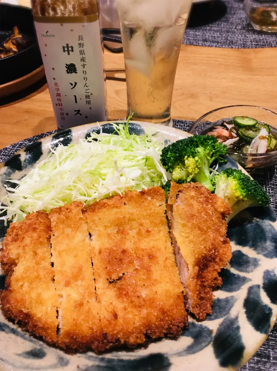 Snapdishの料理写真:今夜は とんかつ で 一杯いっとく？✨|ミッチ☆ママさん