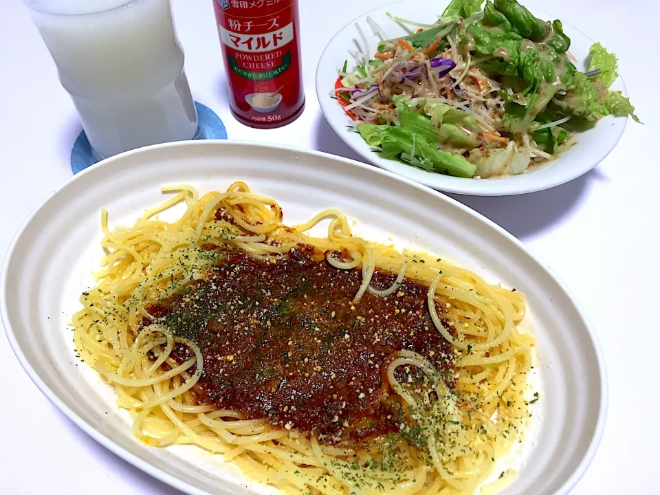 Snapdishの料理写真:今宵は、濃厚ミートパスタ🍝|Kojiさん