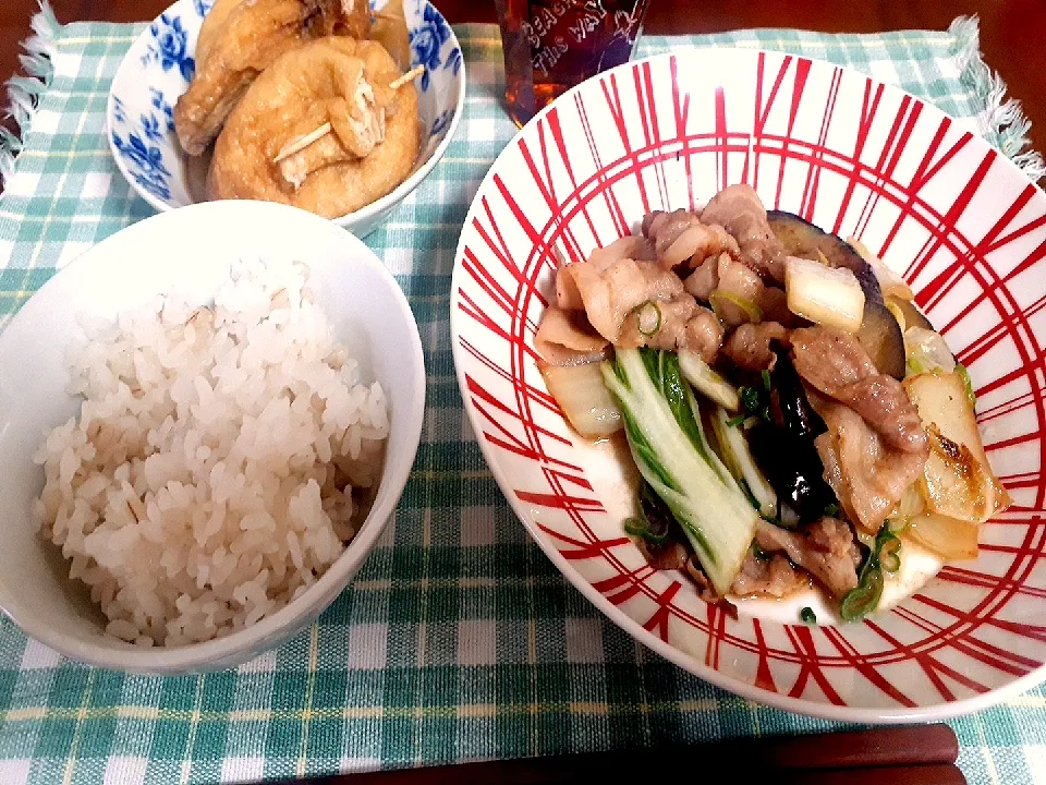 豚肉と野菜のごま風味炒め|ぽぱいさん