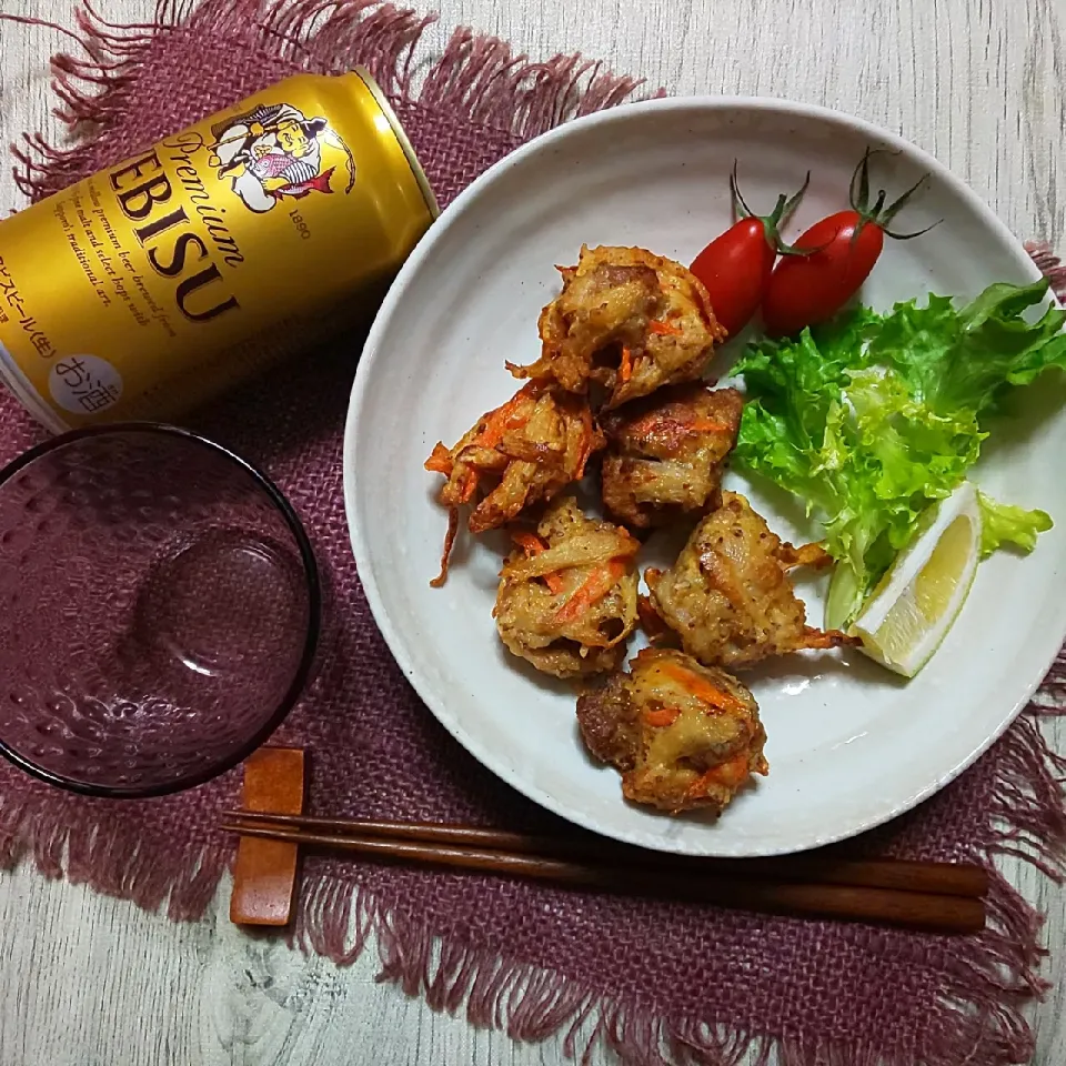 豚肉とごぼうの粒マスタードから揚げ|真希さん