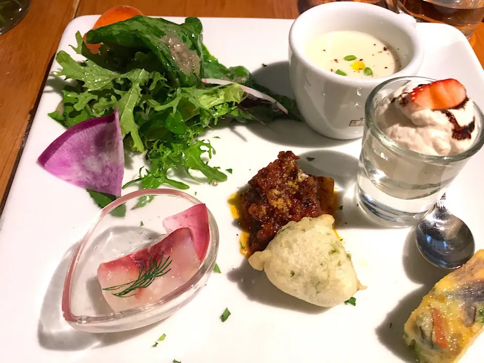 前菜盛り合わせ|Junko Iimuraさん