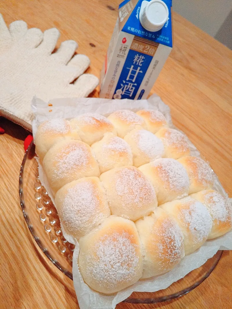 甘酒ちぎりパン🍞♥️

オーブン新調記念✨
欲しかった東芝石窯ドームシリーズのオーブンで♪
めちゃめちゃキレイに焼けたあああ(*T^T)|おーやんさん