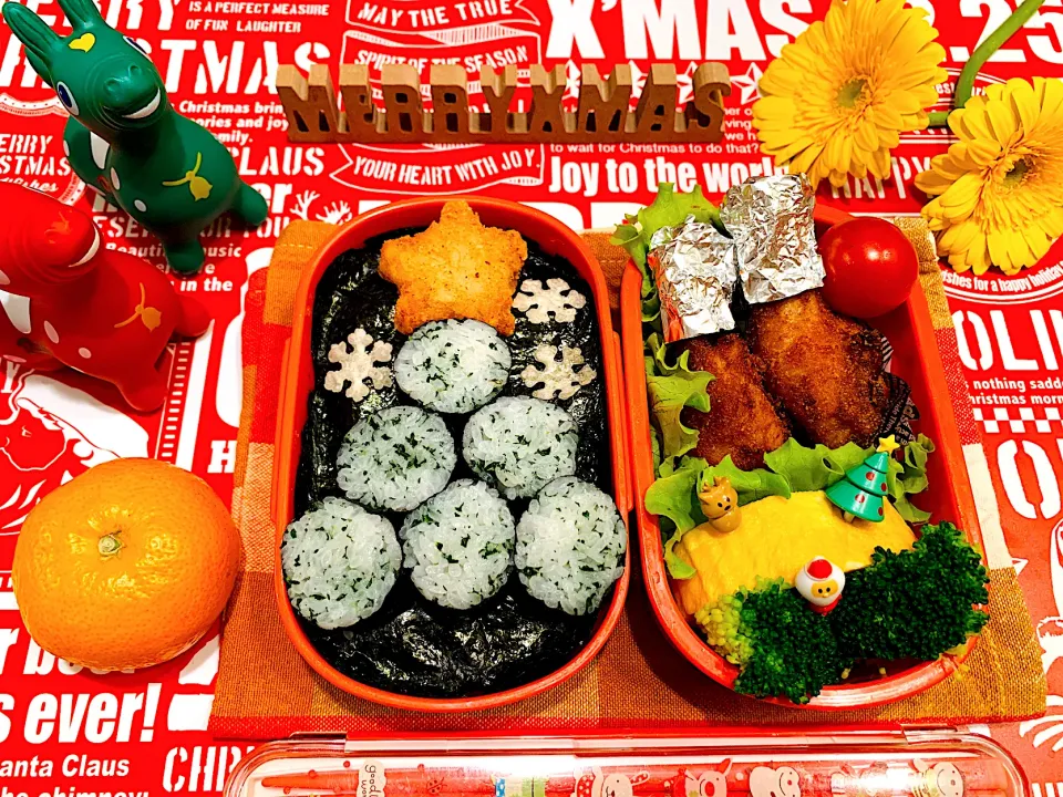 JKお弁当🎄クリスマス弁当🎄|いちごさん