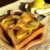 シナモンりんごトースト🍎