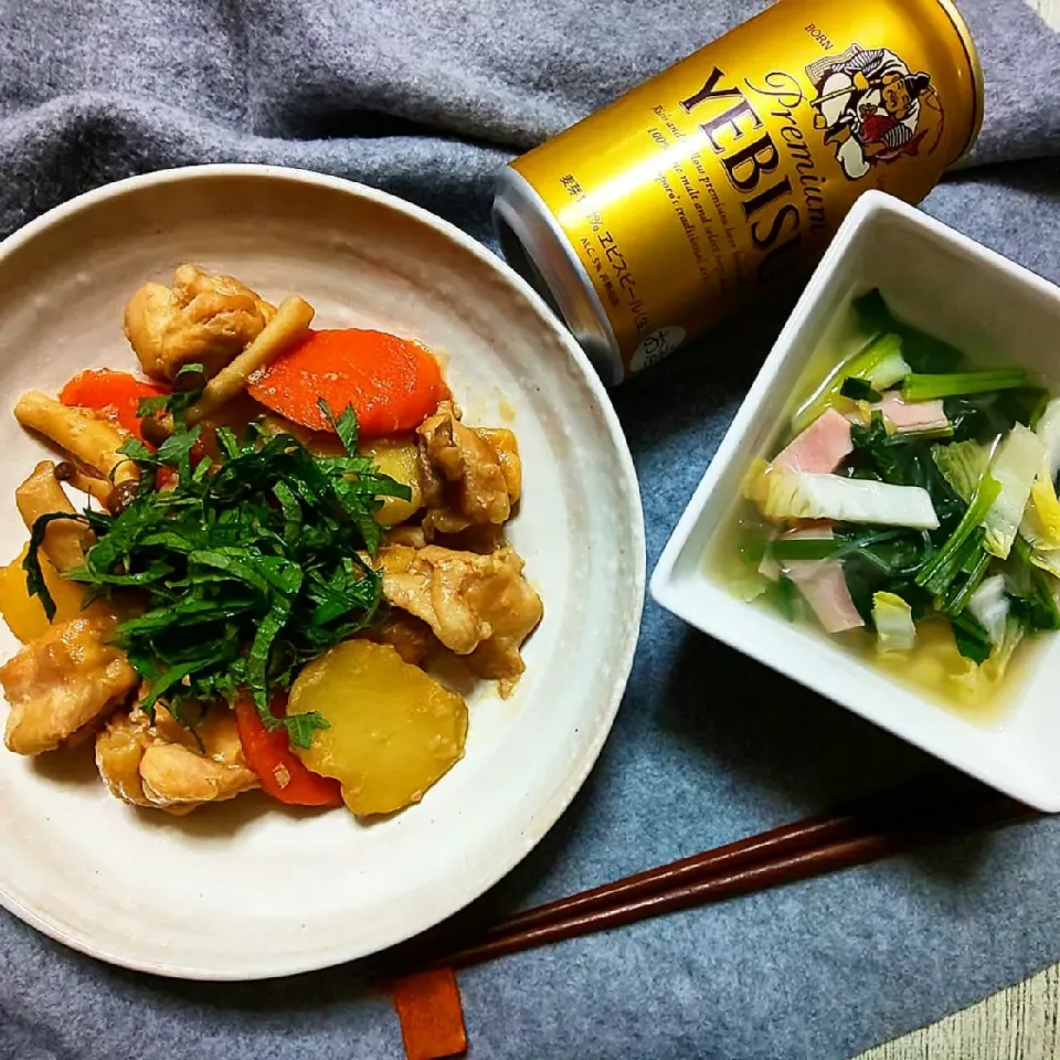 じゃがいもと鶏肉のコンソメ蒸し煮|真希さん