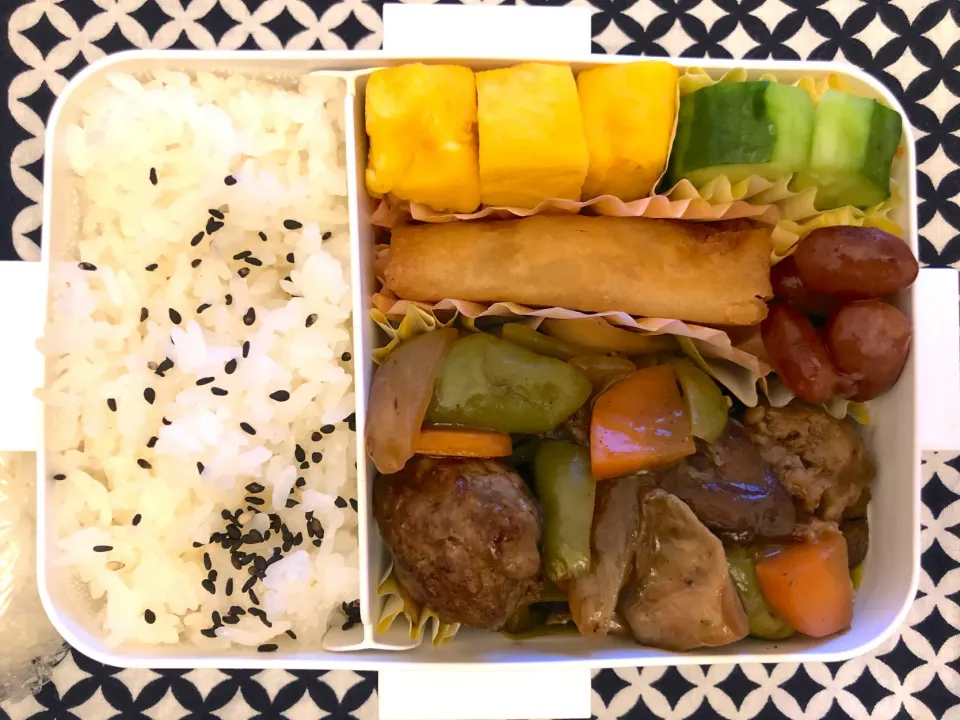 肉団子酢豚風弁当|freeさん