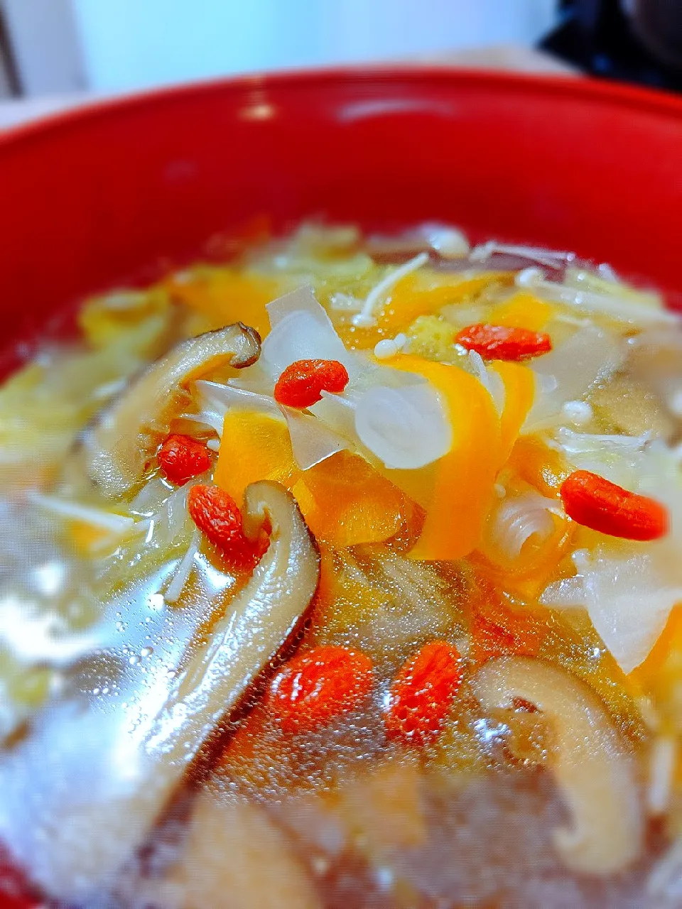 クルリンパッ春雨入り
野菜だらけの滋養スープ～♪♪|砂糖味屋キッチンさん