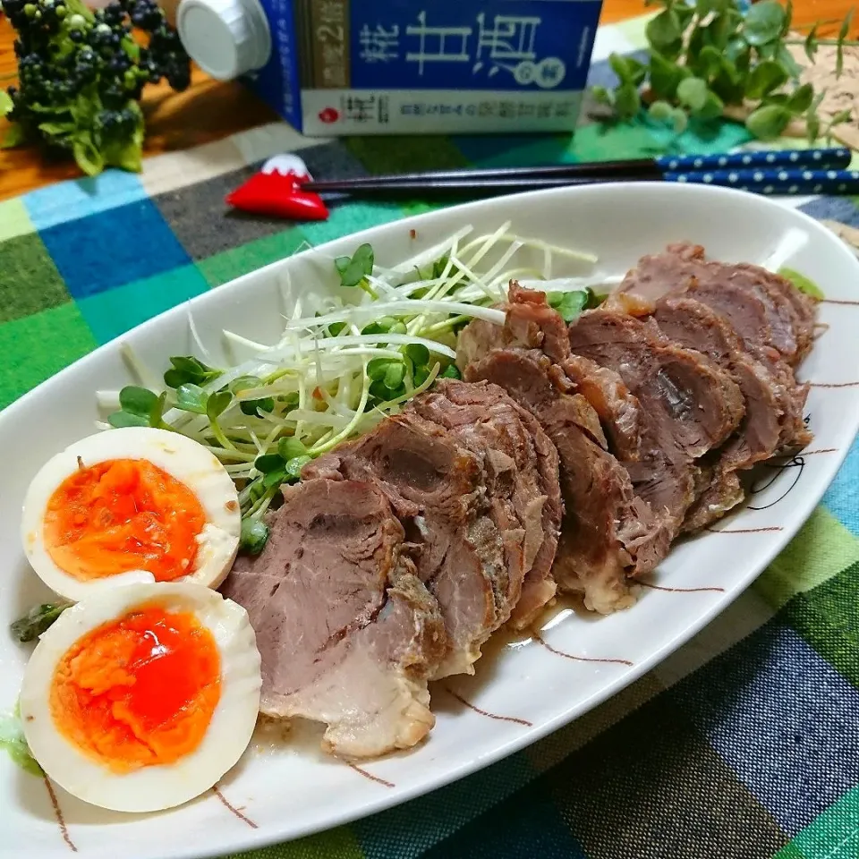 かおちゃんさんの料理 糀甘酒 煮豚味玉|とまと🍅さん