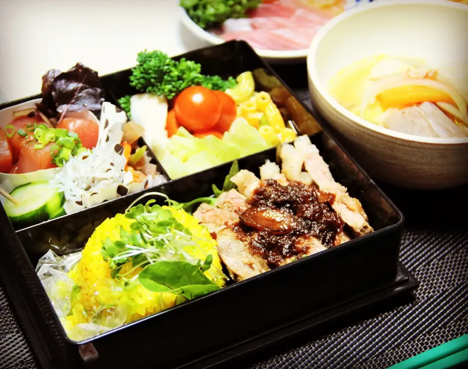 Snapdishの料理写真:こどもお弁当🍱ディナー#料理研究家指宿さゆり|【公式】料理研究家　指宿さゆり≫ｽﾀｼﾞｵ（ｽﾀｯﾌ運営）さん