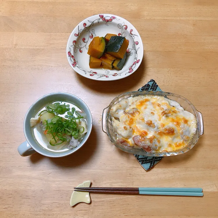 Snapdishの料理写真:トルテリーニのグラタン|ちゃみこさん