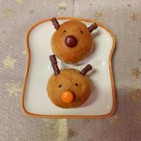 mari♡（もも(*´∀｀*)♪）さんの料理 手作り♡黒糖パン。