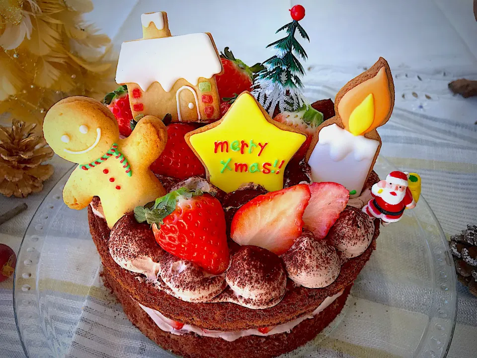 Xmasクッキー&ケーキ🎂|＠keicooo03さん