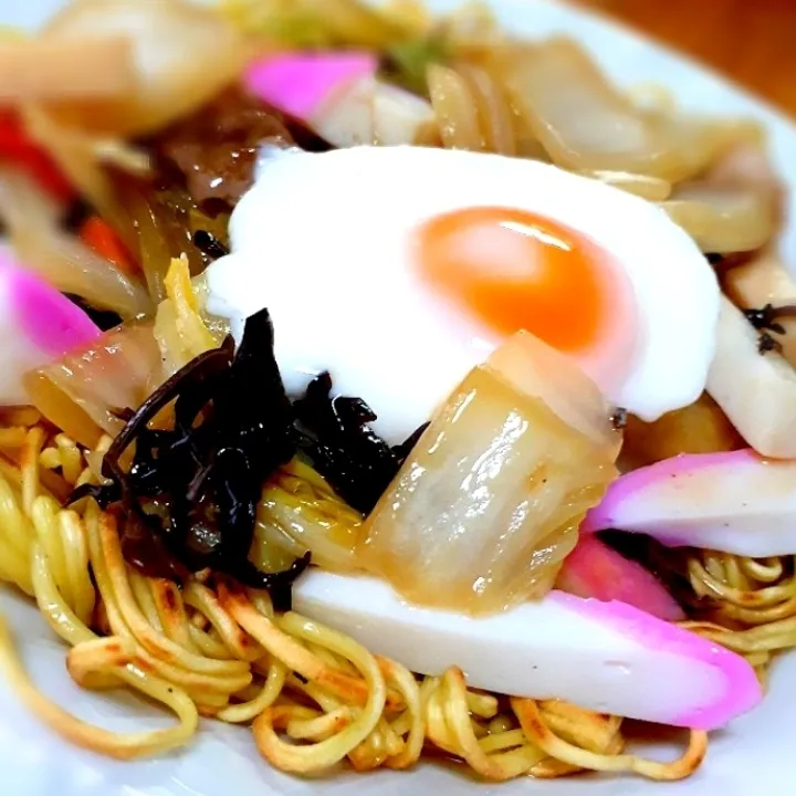 餡掛け焼きそば、目玉焼きのせ|Takuya Hashimotoさん