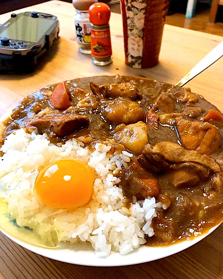 🍛ドタ盛りカレー|ガク魁‼︎男飯さん