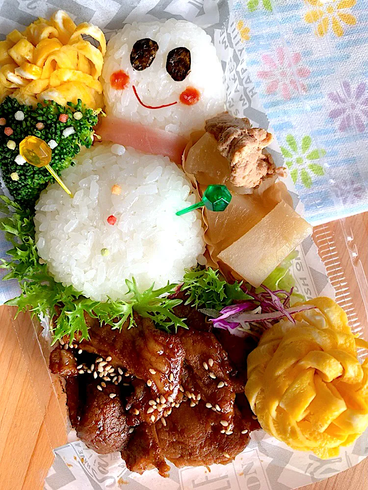 雪だるま⛄️お弁当🍱|まやさん