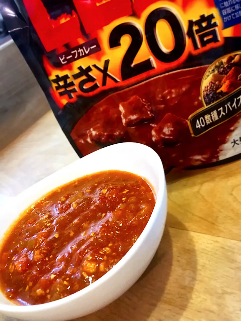 辛くて食べられないカレー🥵頑張ってリメイク💪トマト缶で甘味のあるマイルドなカレーに変身！🍛✨|たんたんさん