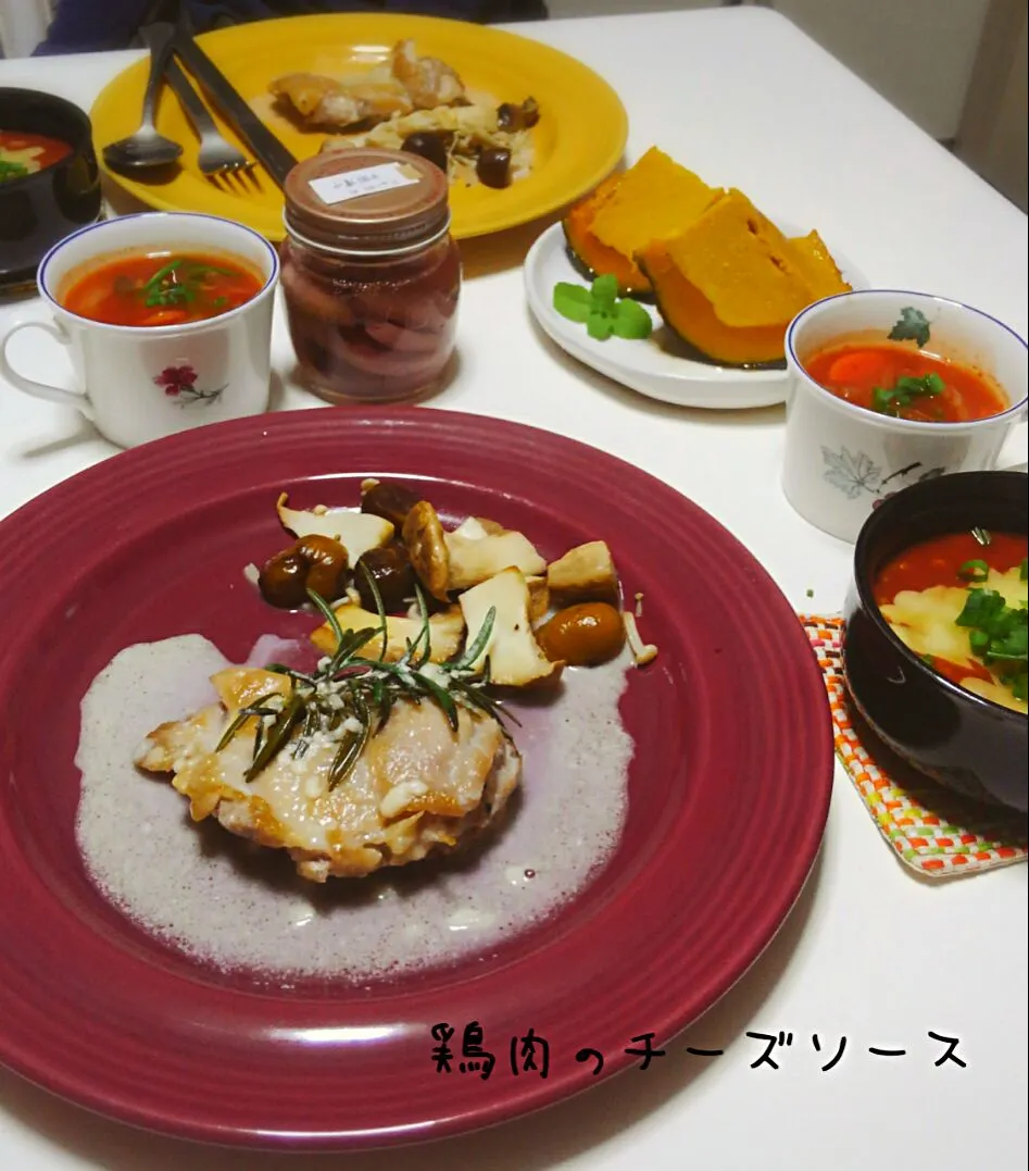 Snapdishの料理写真:鶏肉のチーズソース|みったんさん