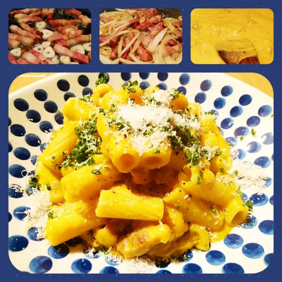 Snapdishの料理写真:Rigatoni di zucca
南瓜のリガトーニ|Masahiko Aasanoさん