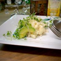 レモンの酢で、ポテトサラダ