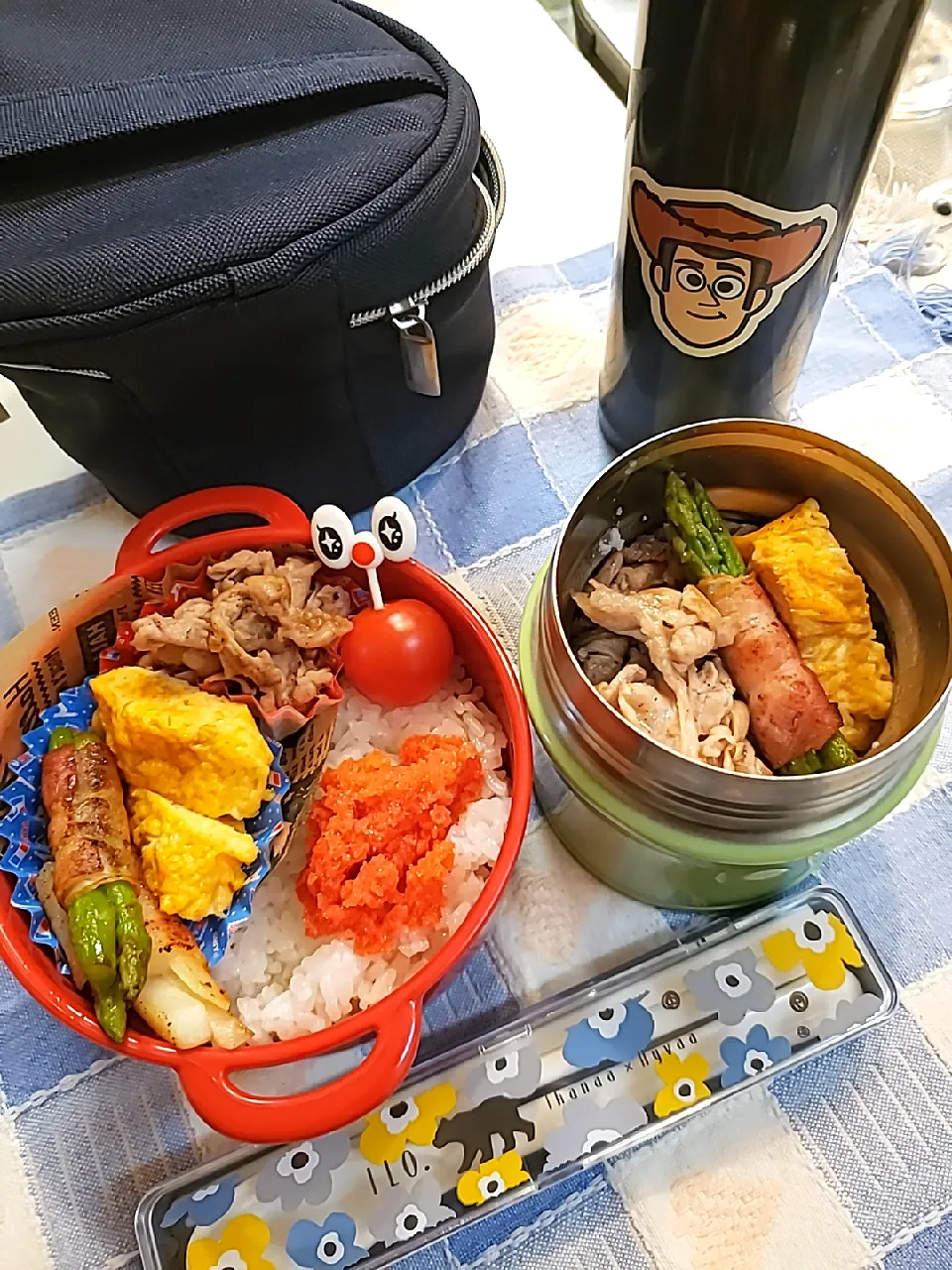 今日の娘弁&私弁🌼🌻|ゴエン🐾さん