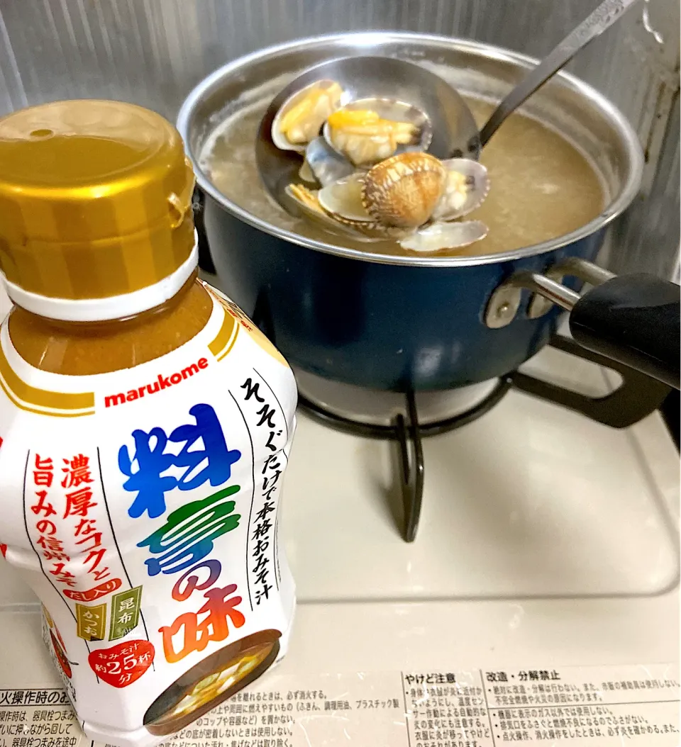 Snapdishの料理写真:あさり味噌汁|Makokoさん