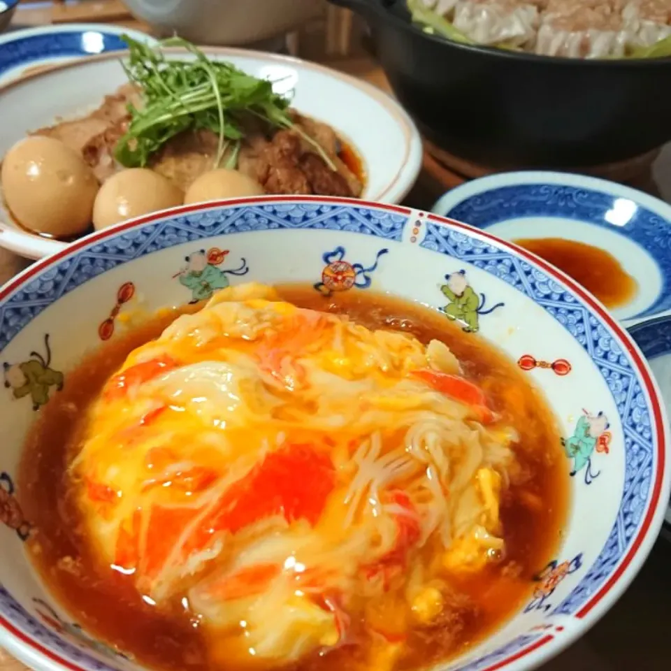 かにかま天津飯|まきごんさん