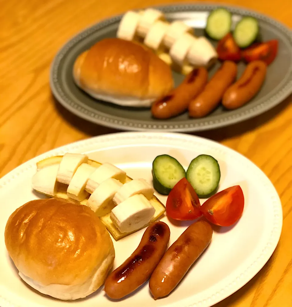 Snapdishの料理写真:手抜き朝ごはん|askさん