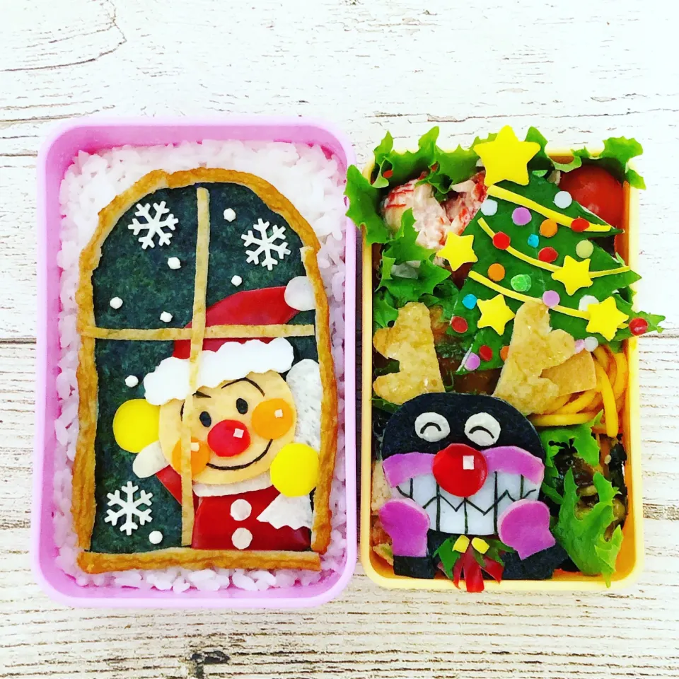 アンパンマンクリスマス弁当|ちえさん