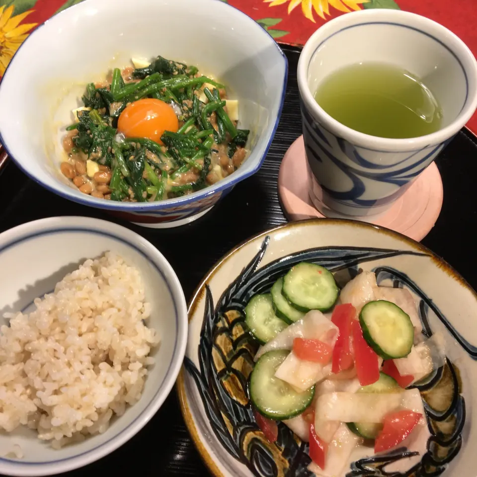 今朝の朝食|通風じいさんと糖尿ばあさんの食卓さん