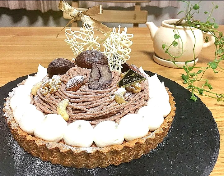 モンブランタルト　娘13歳バースデーケーキ|sakurakoさん