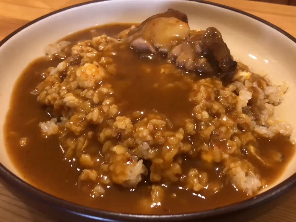 今日の賄いはジャコ炒飯におでんだしカレー|bontaさん