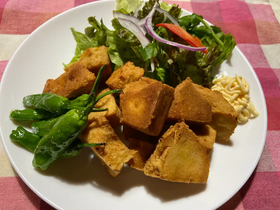 高野豆腐の唐揚げ|ハルのただ飯さん