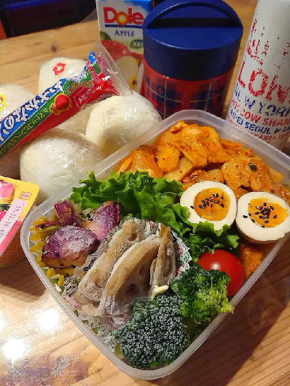 Snapdishの料理写真:2019.12.11 息子弁当🍱|あずきラテさん