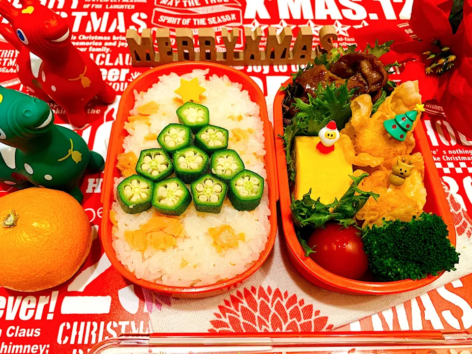 JKお弁当🎄クリスマス弁当🎄|いちごさん